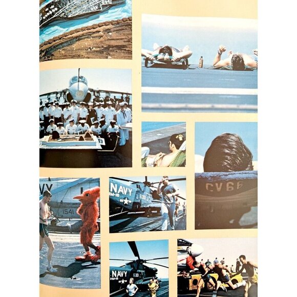 United States Ship America CV-66 1980-81 XL Military Navy HC 1st Edition WHBS - Picture 3 of 7